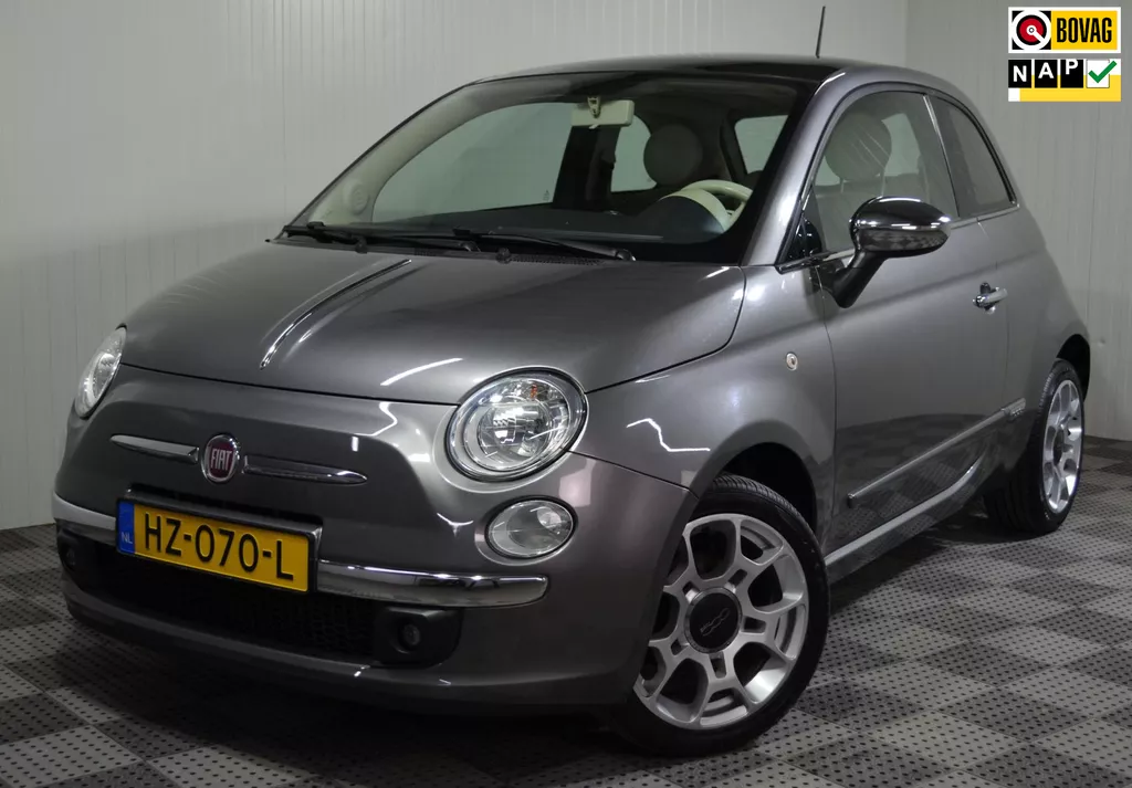 Fiat 500 1.2 Lounge / Pano.dak / Airco / Pdc / Lm velgen / 4 cilinder
